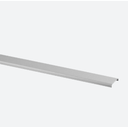 Profilé de main courante Edge, alum. brut; 166940-025-18-00L=2500 mm, profil pour verre 16,76 & 17,52 mm, aluminium brut