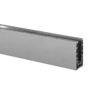 Profil de sol, Easy Glass Smart+, m. sol, L=2500 mm, avec trous pré-percés, aluminium, brut