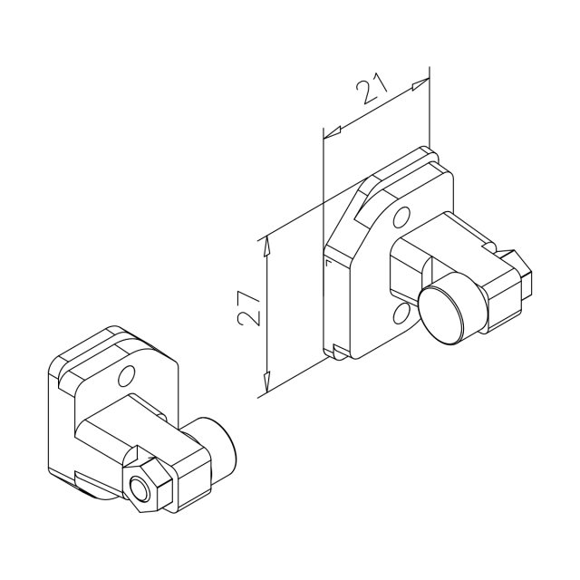 Deurstopper set voor douchecabine 4015 Anteunette