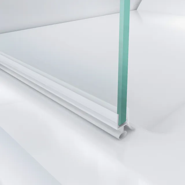 Profil d'étanchèité pour porte en verre Allena