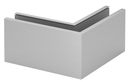 Angle intérieur & extérieur 90°, EG Smart; montage au sol, aluminium brossé, anodisé (16631303018)
