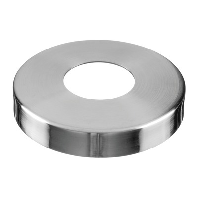Cache-embase pour embase à souder MOD 0940; 140512-042-12; tube Ø42,4 mm, Ø105 mm, inox brossé 316 (14051204212)