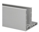 EG Smart "F", profil de sol, mont. au sol; 168220-025-00-18; L=2500 mm, aluminium brossé, anodisé 25µm (16693200018)