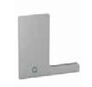Embout, Easy Glass Smart "F", montage au sol; 168222-02-18; droite, aluminium brossé, anodisé (16673503218) 