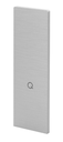 Embout, Easy Glass Smart, pour escaliers; montage au sol, gauche & droite, aluminium brossé (16673603018)