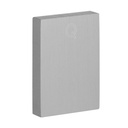 Embout, Easy Hit, Easy Glass View/Wall; 166832-02-18; aluminium brossé, anodisé 25µm (16673402318) - NEW