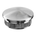 Embout, Easy Hit, arrondi; 135729-233-12; pour tube Ø33,7 mm x 2 mm, inox brossé 304 (13572923312) 