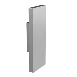 Embout, milieu, Easy Glass View; 166842-02-18; , haut, aluminium, brossé 