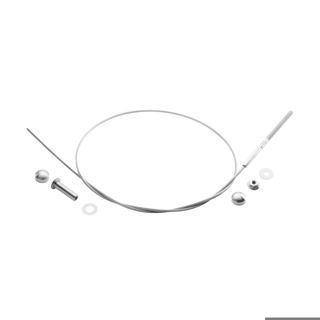 Fast Fix kit câble, 2,5 m, épaisseur=3,2 mm; 147901-003-02; avec Fast Fix adaptateur, inox brossé 316 (14790102312)
