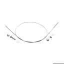 Fast Fix kit câble, 2,5 m, épaisseur=3,2 mm; 147901-003-02; avec Fast Fix adaptateur, inox brossé 316 (14790102312)