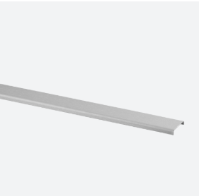 Profilé de main courante Edge; 166940-050-22-18; MOD 6940, L=5000 mm, aluminium brossé, profil pour verre 20,76 & 21,52 mm, anodisé (16694012218)