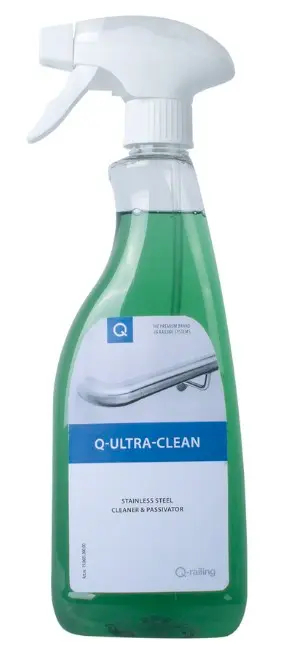 Q-ultra-clean, nettoyant pour inox, 500 ml, Q-22; 200610; dans vaporisateur (19061000000)