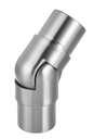 Raccord, orientable, (0°-70°); 130312-242-12; tube Ø42,4 mm x 2 mm, inox brossé 304 (13031224212)