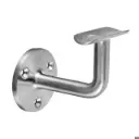 Support de main-courante, mur, déportée=75 mm; 140100-042-12; main-courante Ø42,4 mm, inox brossé 316 (14010004212)