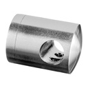 Support traversants, barre Ø12 mm; 140831-000-12; plat, inox brossé 316 (14083100012)
