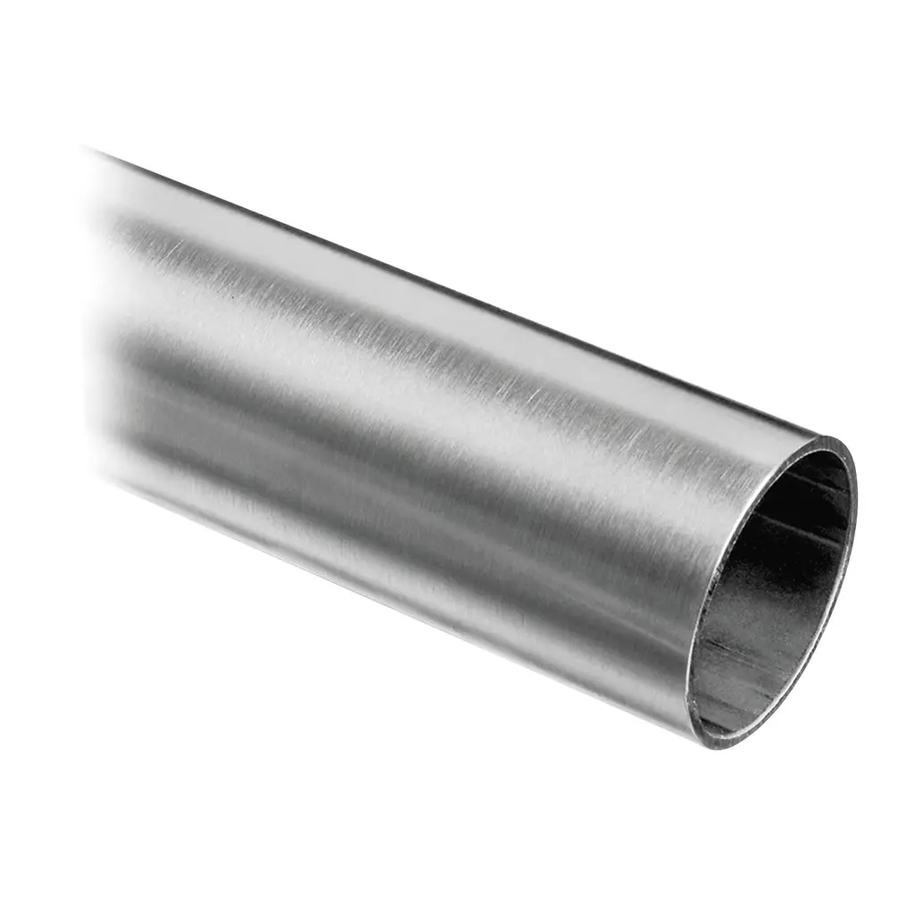 Tube, Ø42,4 mm x 2 mm; 140900-242-50-12; L=5000 mm, inox brossé 316 (14090024212)