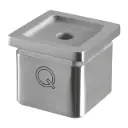 Adaptateur p. tube, Square Line, tube 40x40x2 mm; 134727-12; main-courante plat, inox brossé 304 (13472700012)