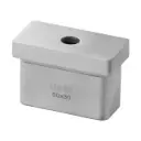 Adaptateur p. tube, Square Line, tube 60x30x2,6mm; 144725-12; main-courante plat, inox poli 316 (14472506312) - NEW; BLACK LINE