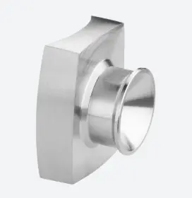 Adaptateur pour pinces à verre MOD 2900 & 5500;140785-048-12; tube Ø48,3 mm, inox brossé 316 (14077404812)