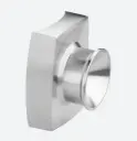 Adaptateur pour pinces à verre MOD 2900 & 5500;140785-048-12; tube Ø48,3 mm, inox brossé 316 (14077404812)