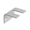 Adaptateur pour rail de verre, Easy Alu; 165960-18; aluminium brossé, anodisé 25µm (16077000018)