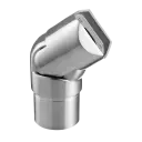 Adaptateur pour tube, orientable, t=Ø42,4x2mm; 130776-042-12; main-courante Ø42,4 mm, inox brossé 304 (13077624212)