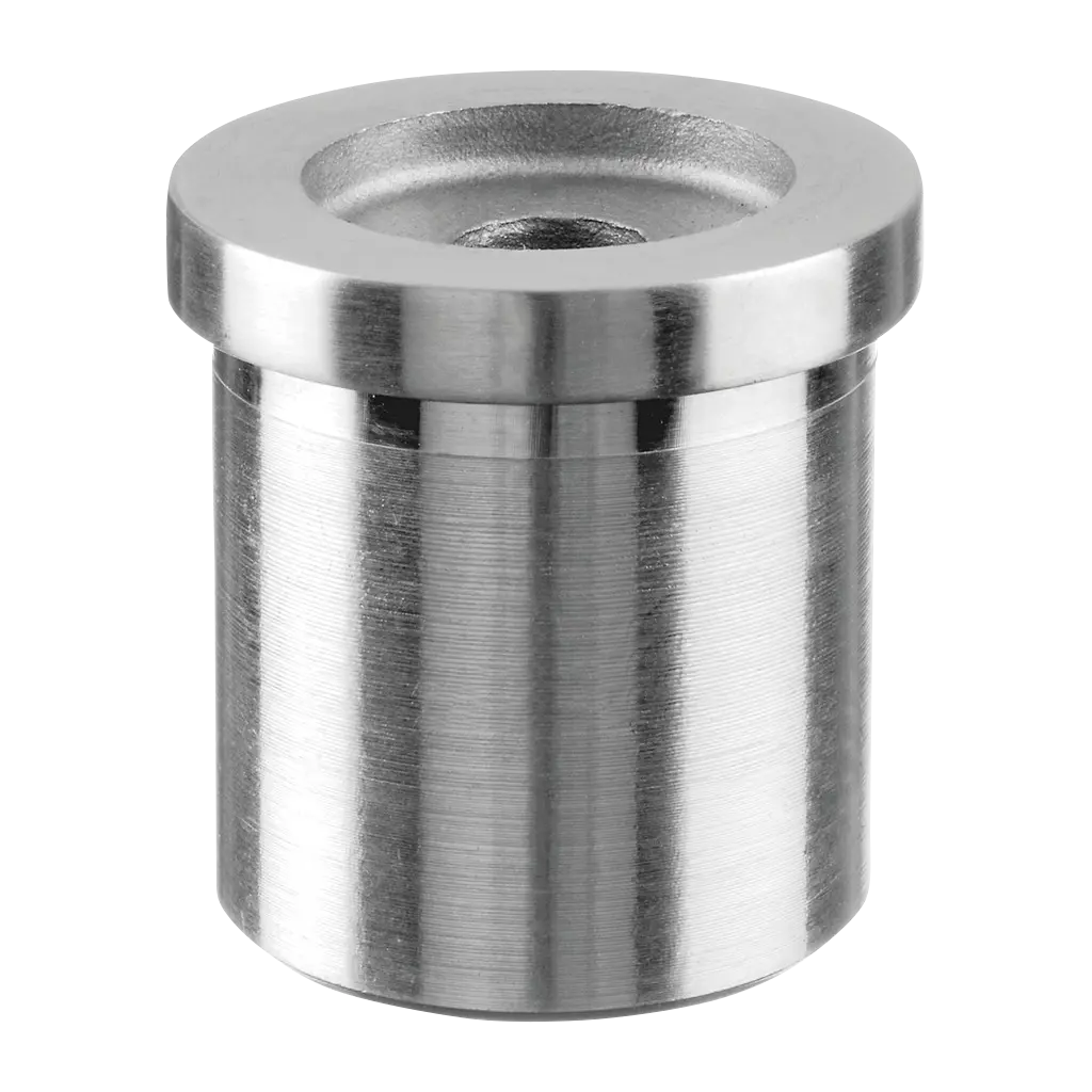 Adaptateur pour tube, tube Ø33,7 mm x 2 mm; main-courante plat, H=5 mm, inox brossé 304 (13072820012)