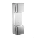 Adaptateur à verre avec plaque, petit, carré; 144762-12; pour verre 8 - 17,52 mm, inox brossé 316 (14476200012)