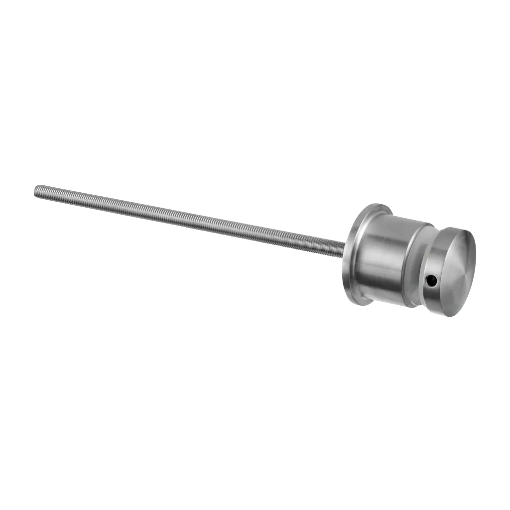 Adaptateur à verre pour Juliet Balcony; 140744-12; filetage M10x300, verre 8-17,52mm, inox brossé 316 (14074835012)