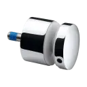 Adaptateur à verre Ø50 mm, plat, plaque 30 mm; 140747-030-10; filetage M10, verre 8 - 25,52 mm, inox poli 316 (14074730010)