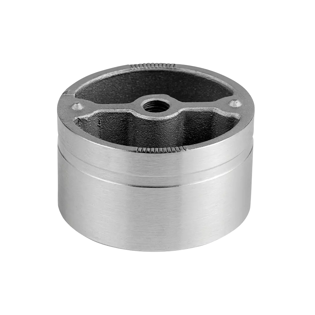 Adaptatuer pour tube à fond de gorge bois Ø42 mm; 180792-042; inox brut 316 (22079204200)