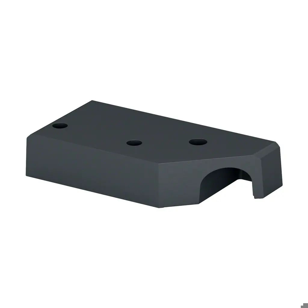 Angle embase-manchon pour poteau, Easy Alu, 169026-009-91-33; Ø9 mm, gauche, aluminium, gris anthracite RAL 7016 (16902696033)