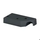 Angle embase-manchon pour poteau, Easy Alu, 169026-009-91-33; Ø9 mm, gauche, aluminium, gris anthracite RAL 7016 (16902696033)