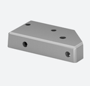 Angle embase-manchon pour poteau, Easy Alu, 169026-009-92-00; Ø9 mm, droite, aluminium, brut (16902796000)