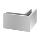Angle extérieur 90°, Easy Glass Pro; 168111-02-18; montage au sol, aluminium brossé, anodisé (16631400618)