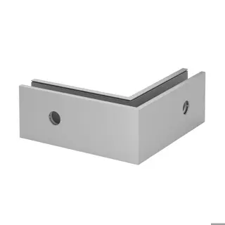 Angle extérieur 90°, Easy Glass Smart; 168231-02-18; montage latéral, aluminium brossé, anodisé (16631603118)