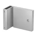 Angle support p. poteau, EA, mont. latéral; 169028-120-90-08; 120x70 mm, aluminium, effet argenté mat, anodisé (16902896008)