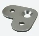 Berceau pour tube, 90°; 131802-000; main-courante plat, inox brossé 304 (13180200012)