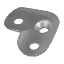 Berceau pour tube, 90°; 131802-048; main-courante Ø48,3 mm, inox brossé 304 (13180204812)