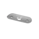Berceau pour tube, distance du trou 45 mm; 131810-033-12; main-courante Ø33,7 mm, inox brossé 304 (13181003312)