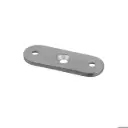 Berceau pour tube, distance du trou 45 mm; 141810-000-12; main-courante plat, inox brossé 316 (14181000012)