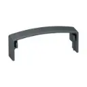 Cache-embase pour main-courante, Easy Alu, droit; 155790-33; horizontal, plastique ABS, gris anthracite RAL7016 (24579006033)
