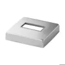 Cache-embase pour poteau, 60x30 mm; 144513-063-12; inox brossé 316 (14451306312)