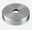 Cache-embase pour support de main-courante; 100519; MOD 0118, Ø65 mm, zamak, apsect inox brossé (10051906519)