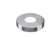 Cache-embase; 130512-033-12; tube Ø33,7 mm, Ø105 mm, inox brossé 304 (13051203312)