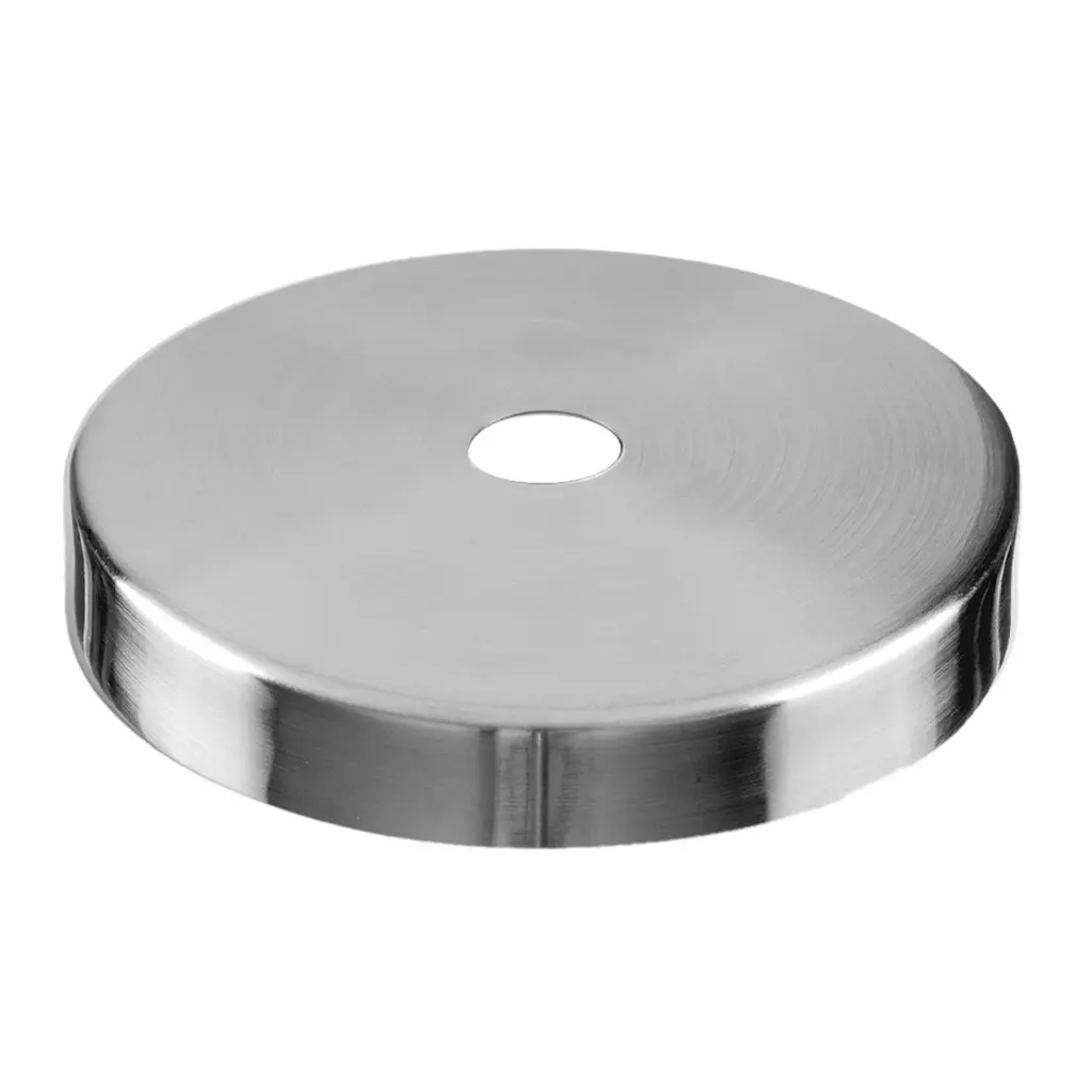 Cache-embase; 131515-012; barre Ø12 mm, Ø76 x 12 mm, inox brossé 304 (13051501212)