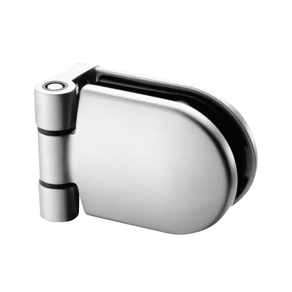 Charnière, tube Ø42,4 mm - verre 6 - 12,76 mm; 140281-042; inox brossé 316 (14028104212) - NEW