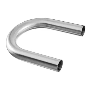 Cintres, 180°, r=85 mm; 130906-242-12; tube Ø42,4 mm x 2 mm, inox brossé 304 (13090624212)