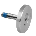 Disque de serrage pour MOD 0749, Ø50 mm, plat; 140741-150; inclus vis DIN 7991, M10x50 mm, inox brossé 316 (14074100000)