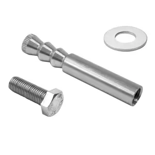 Douille taraudée, Q VMZ-IG 105 M12, QS-559; 244519-210; inclus vis & rondelle, inox 316 (19451212714)